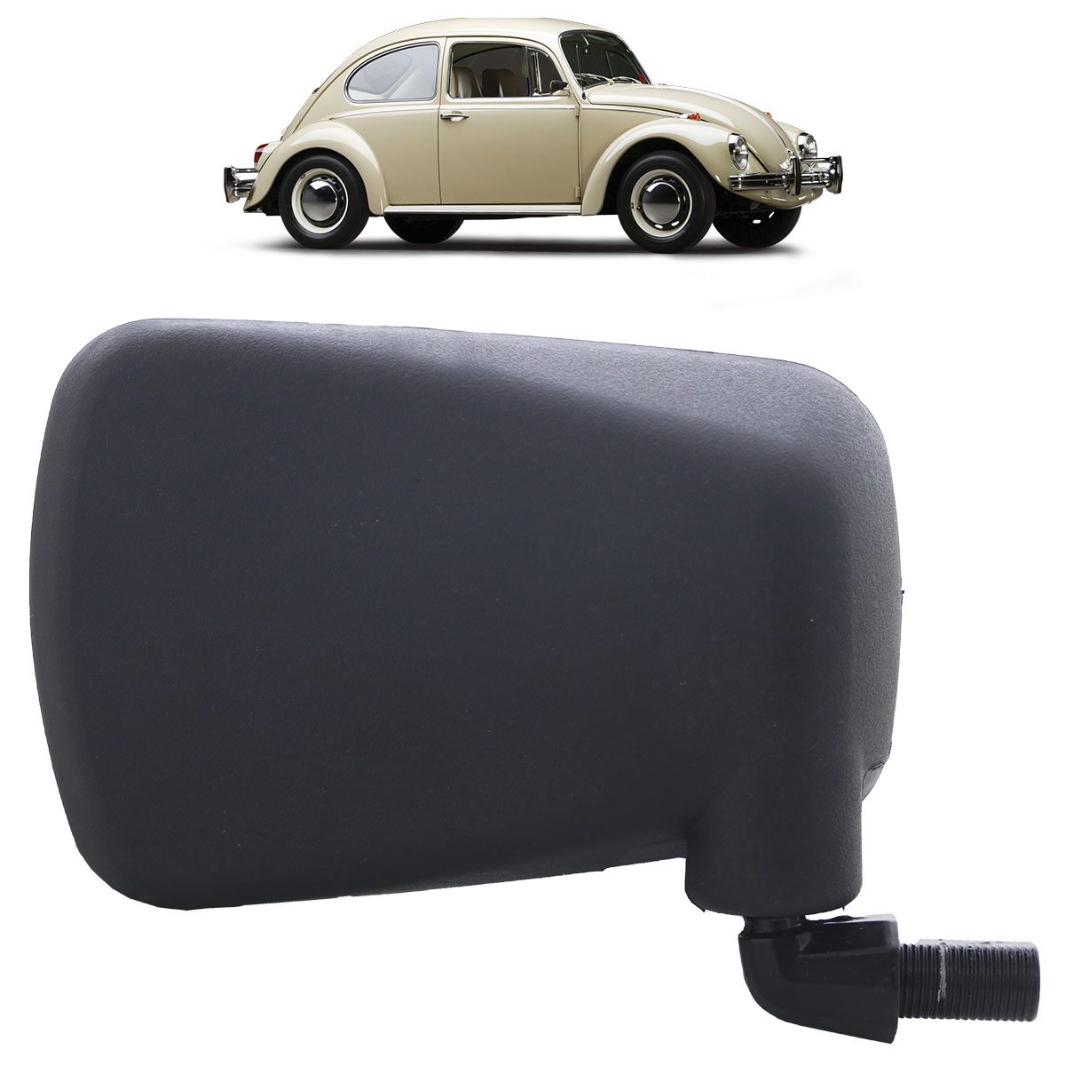 Retrovisor Externo Fusca 1959 A 1996 Lente Vidro em Oferta na Shopee