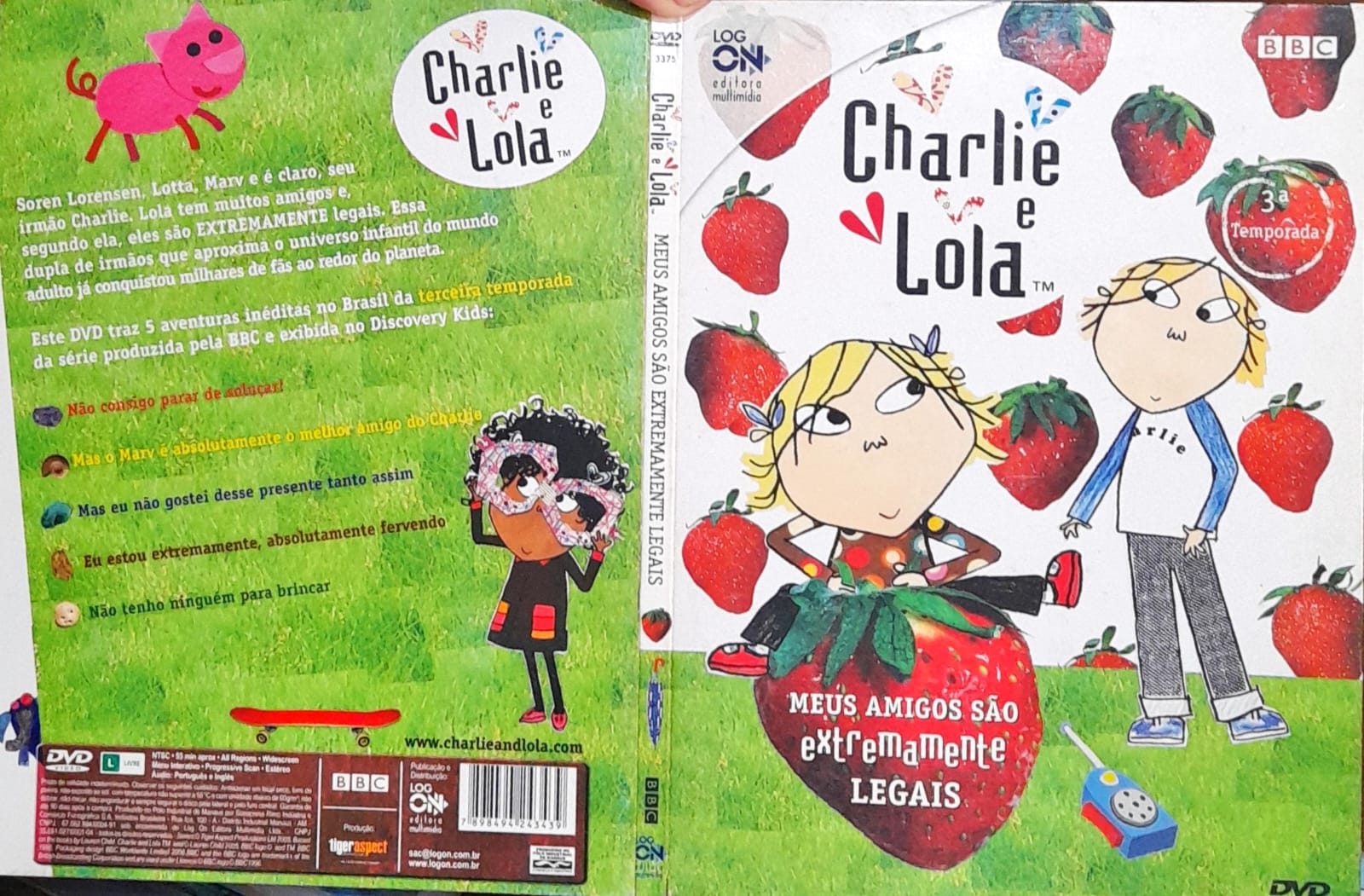 Dvd Original Charlie e Lola 3 Temporada