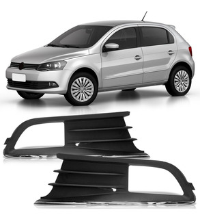 Moldura Grade do Milha Gol G6 2012 2013 Preto Com Friso Cromado em Oferta na Shopee