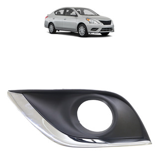Moldura Grade Milha Versa 2015 2016 2017 2018 Furo Milha - Spare Parts and Accessories for Vehicles