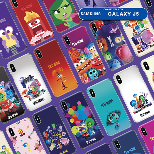 Capa Capinha para Samsung Galaxy J5 - Divertidamente