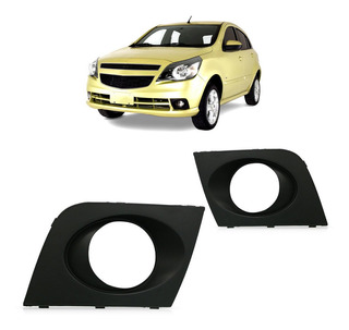 Moldura Grade do Milha Agile 2009 2010 2011 2012 Preto Com Furo - Spare Parts and Accessories for Vehicles