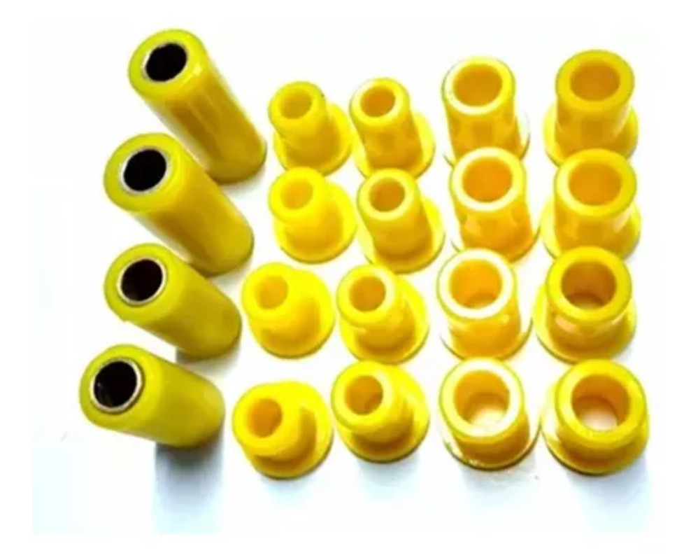 Kit Bucha Suspensão Jumelo E Bucha Fixa Mola Pu Rural E F75