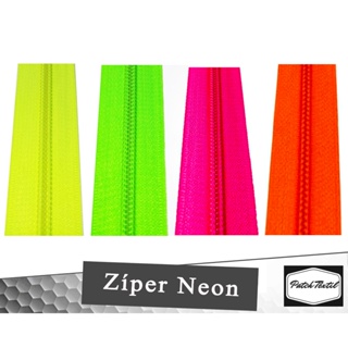 Zíper Neon Nylon N.5 Em Metros  - Kit 5 Metros em Oferta na Shopee