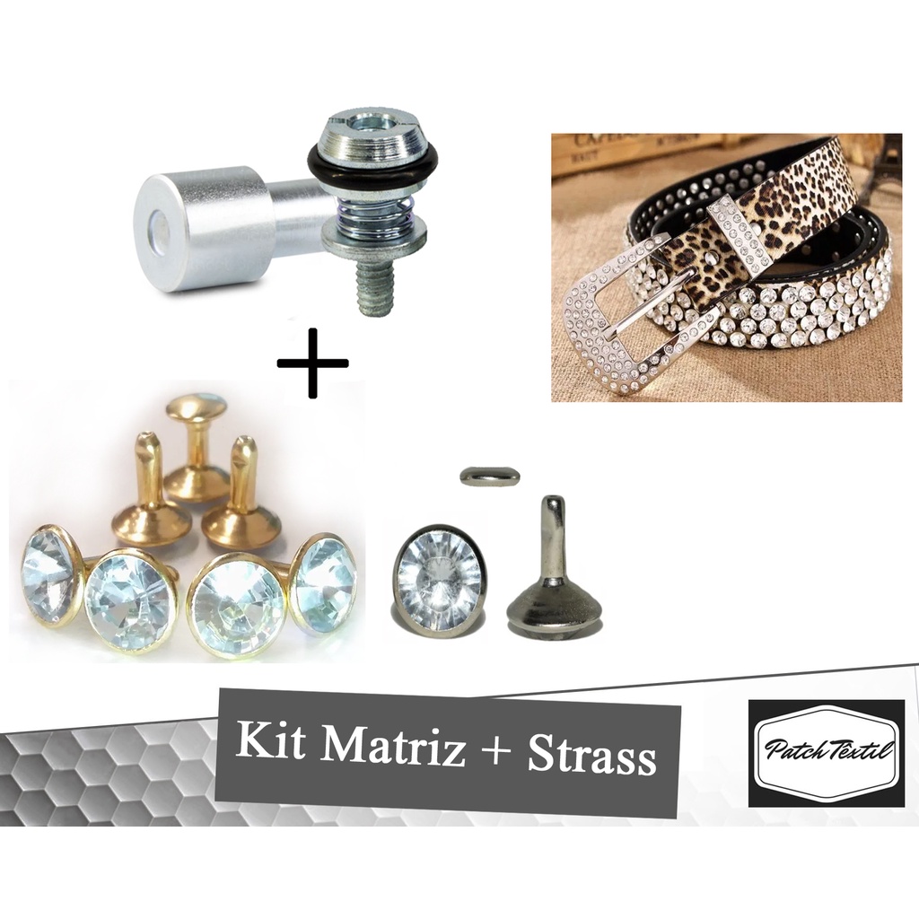 Kit Matriz + Rebite Strass N.6 - 50 Unidades em Oferta na Shopee