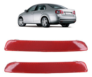 Aplique Defletor do Parachoque Traseiro Jetta 2007 2008 2009 2010 Rubi em Oferta na Shopee