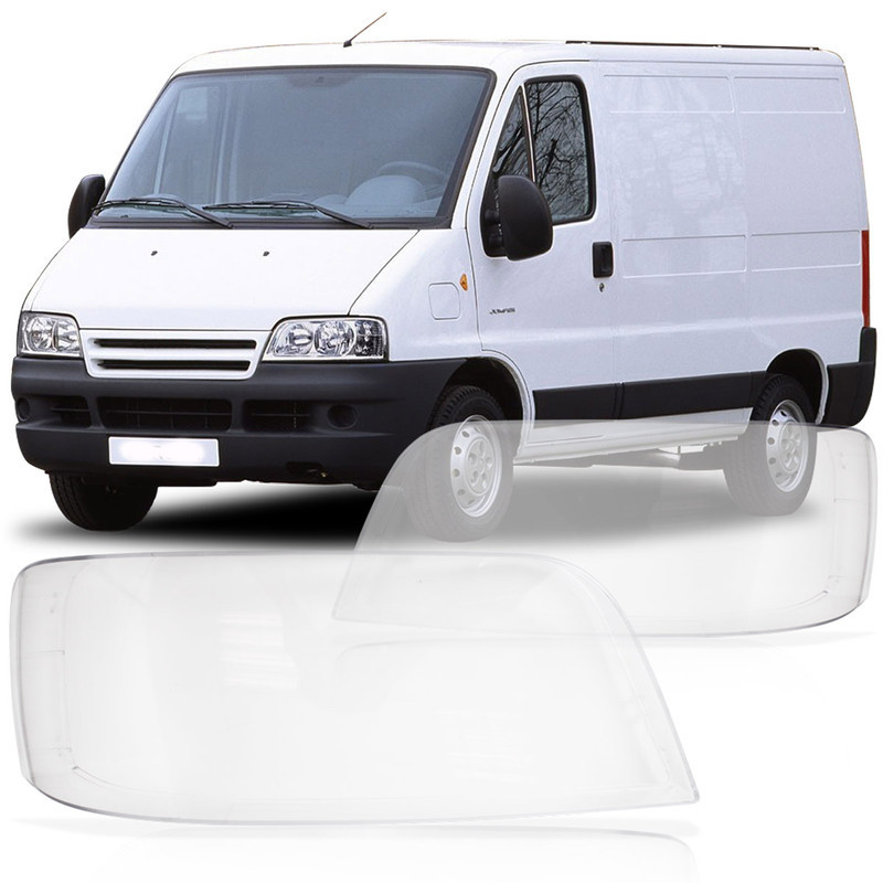 Lente Farol Principal Ducato 2006 2007 2008 2009 2010 2011 2012 2013 2014 2015 2016 Transparente