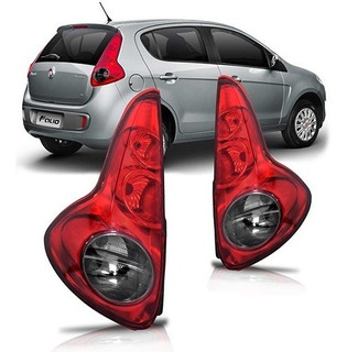Lanterna Traseira Palio G5 Attractive Essence 2012 2013 2014 2015 2016 2017 Bicolor Carcaça Preta Lente Lisa em Oferta na Shopee