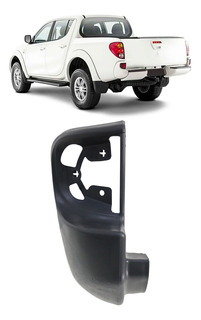 Ponteira Parachoque Traseiro L200 Triton 2007 A 2017 Preto Liso - Spare Parts and Accessories for Vehicles