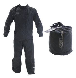 Conjunto Capa de Chuva Masculina GP Tech Preto