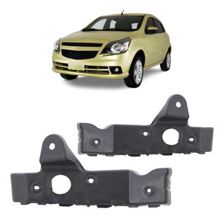 Suporte Guia Parachoque Dianteiro Agile 2010 2011 2012 2013 2014 Preto em Oferta na Shopee