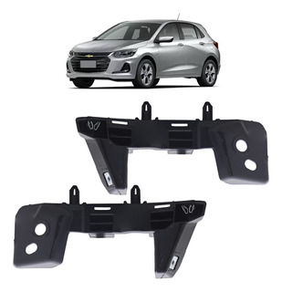 Suporte Guia Parachoque Dianteiro Onix 2020 2021 2022 Preto em Oferta na Shopee