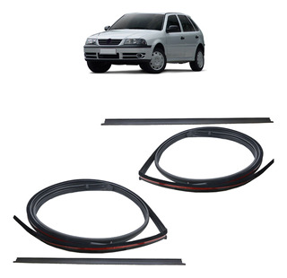 Borracha Pingadeira Gol G4 2005 2006 2007 2008 4 Portas Preto em Oferta na Shopee