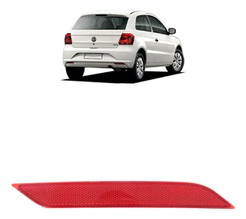 Refletor Parachoque Traseiro Gol G7 2016 2017 2018 Rubi