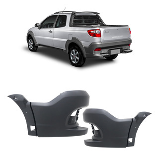 Ponteira Parachoque Traseiro Strada Working 2014 2015 2016 2017 2018 2019 2020 - Spare Parts and Accessories for Vehicles