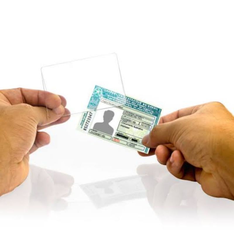 Case Acrilico Porta CNH Protetor Documento Habilitação Resistente Anti Impactos New