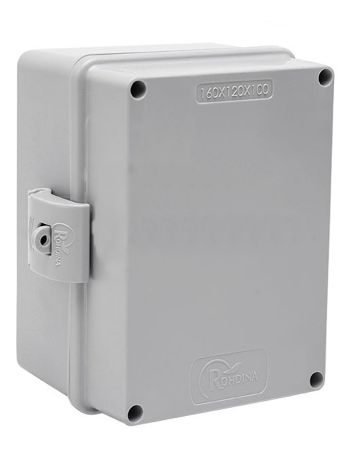Caixa Montagem Elétrico Quadro Painel 160x120x100mm Ip66 CAIXA ELÉTRICA
