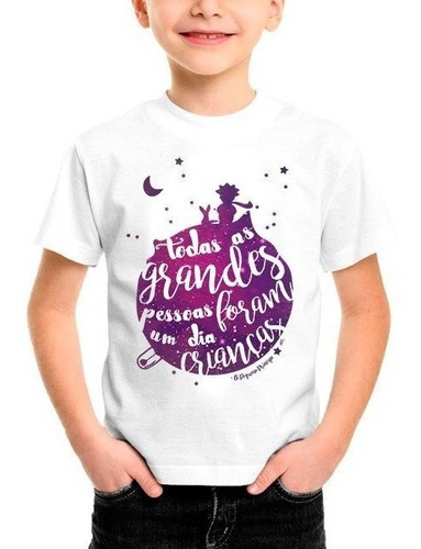 Camiseta Infantil O Pequeno Principe Clássico Criança #20
