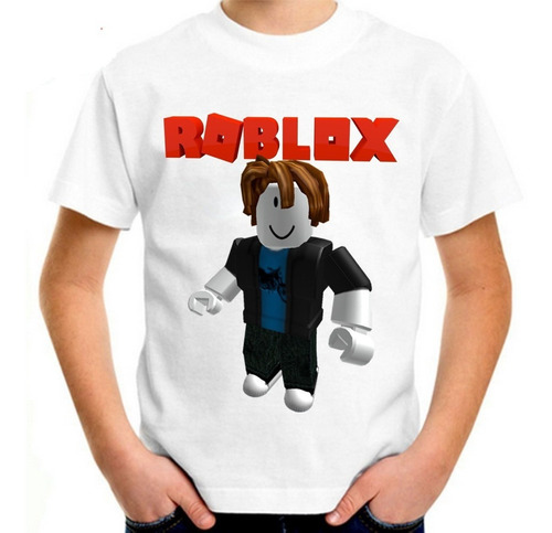 Camiseta Infantil Roblox Game Jogo Skin Persongem #01