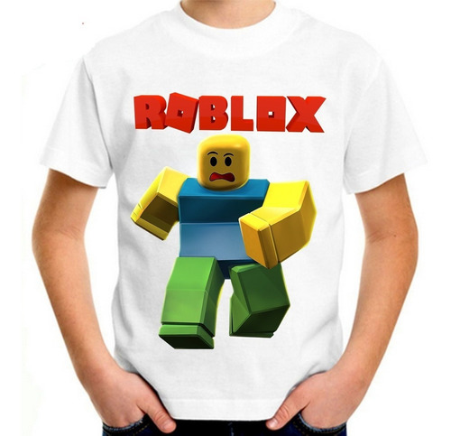 Camiseta Infantil Roblox Game Jogo Skin Persongem 04