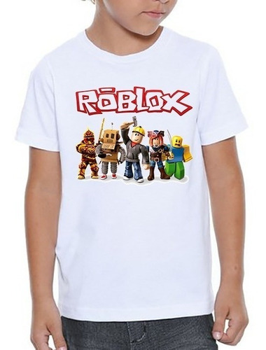 Camiseta Infantil Roblox Game Jogo Skin Persongem #09