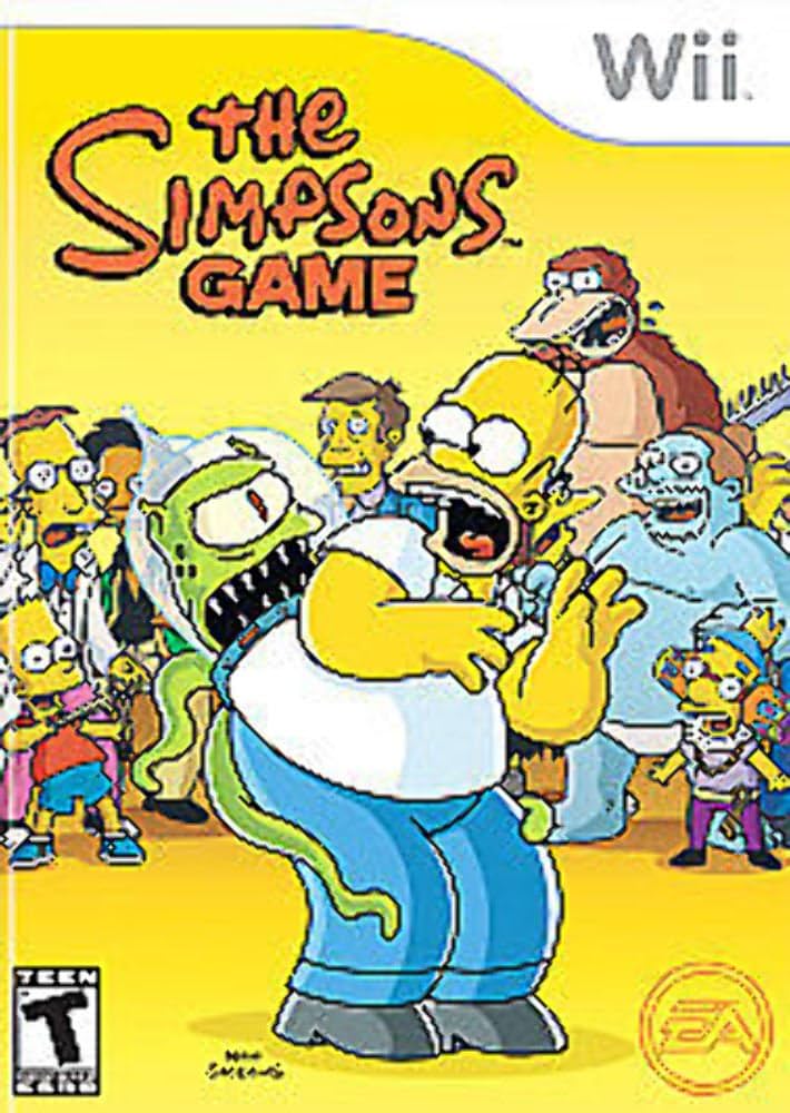 Simpsons - the Game - Nintendo Wii