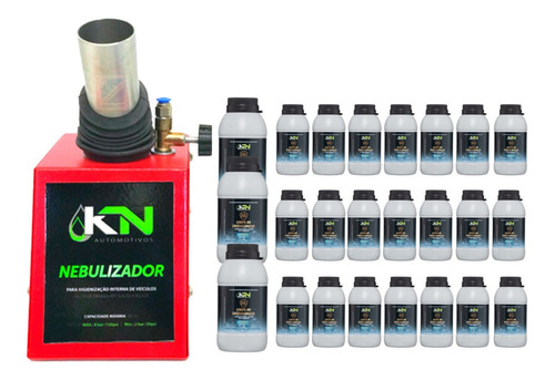 24 Unid De Limpa Ar Condicionado + Nebulizador Automotivo Kn
