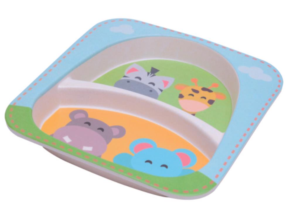 Ecokitchen - Prato P/ Refeicao Infantil Safari 21,2 CM