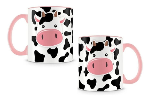 Caneca Copo Vaca Pintada Promoção em Oferta na Shopee