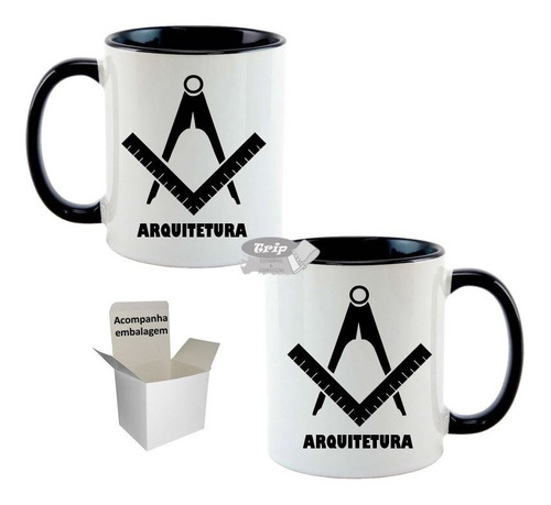 Caneca Curso Ceramica Arquitetura Urbanismo+embalagem