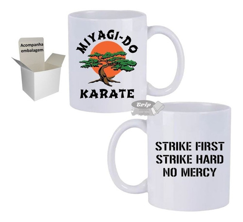 Xicara Strike First Caneca Karate Presente Strike First