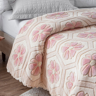 Colcha Casal Aveludada Com Relevo Jolitex-l-amore em Oferta na Shopee