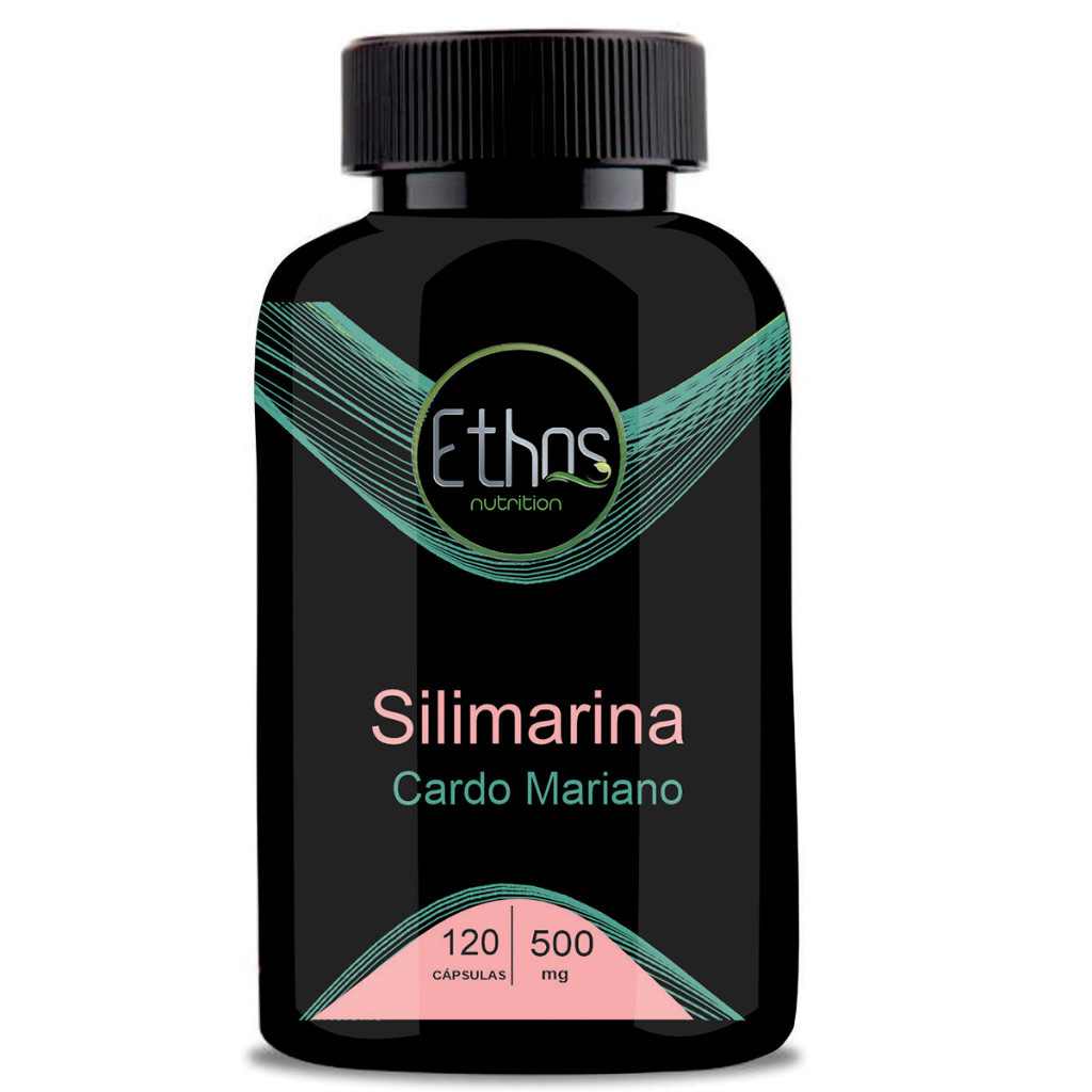 Silimarina 500mg 120 Cápsulas (Cardo Mariano) Ethos Nutrition em Oferta na Shopee