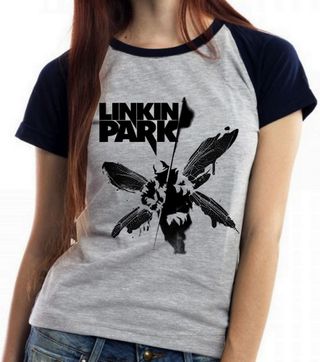 Baby look blusa feminina ou Camiseta unissex Linkin Park Soldier 