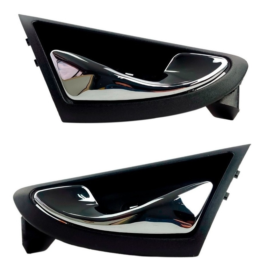 Par de Maçanetas Gatilhos Puxadores Internos Traseiros Jac J3 Turin 2011 A 2017 - J3 1.4 16V 2011 A 2017 em Oferta na Shopee