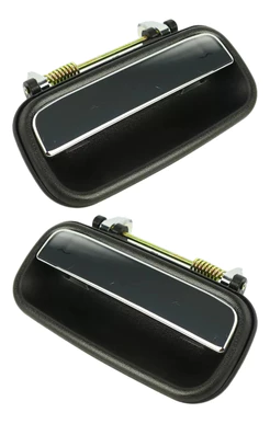 Par de Maçanetas Traseiras Cromada Externa Hilux 1992 1993 1994 1995 1996 1997 1998 1999 2000 2001 2002 2003 2004