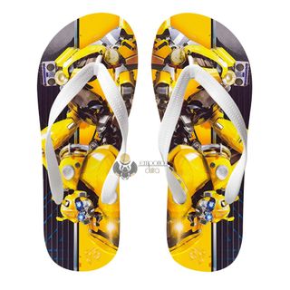 Chinelo adulto ou infantil Transformers Bumblebee fusca