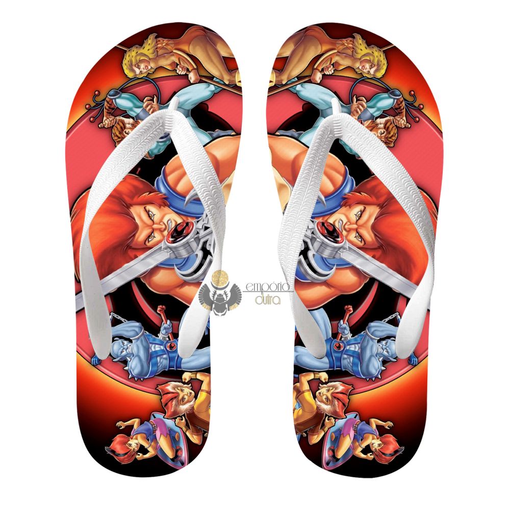 Chinelo adulto ou infantil Thundercats grupo