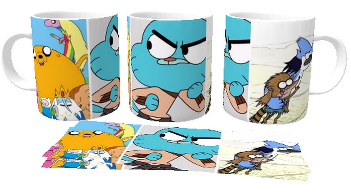 Caneca plástico copo polimero  Hora da Aventura  Apenas um show