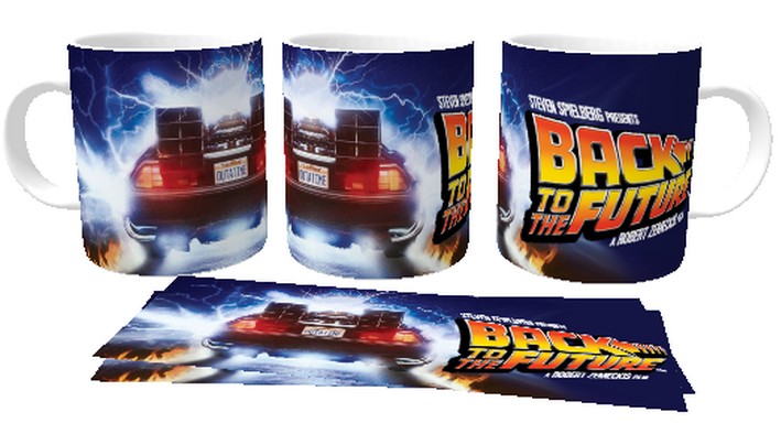 Caneca plástico copo polimero  De volta para o futuro DeLorean