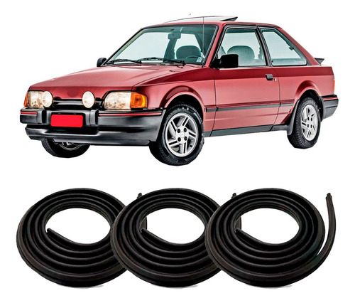 Kit Borracha Vedação 2 Porta E Mala Escort Verona até 1992 Hobby até 1996 em Oferta na Shopee