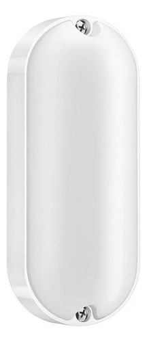 Luminária Externa Tartaruga Led  6500k Bivolt 110v 220v 8w Ip65 Branca