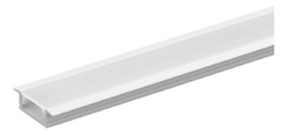 Perfil de Alumínio 20X10 em Barra 1m Para Fita Led Modelo de Embutir