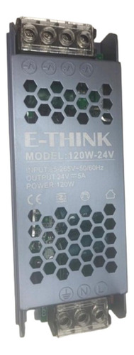 Fonte Chaveada Slim 24v 5a 120w Bivolt Som Paredao Led Forte