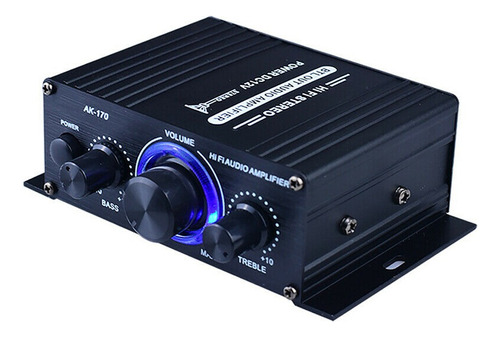mini amplificador áudio estéreo rádio microfone 400w ak-170