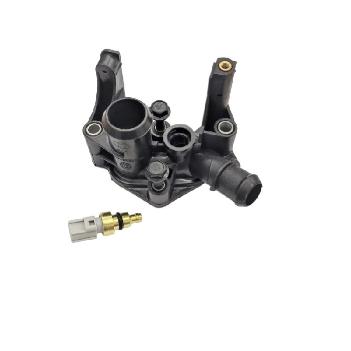 CARCAÇA DA VALVULA TERMOSTATICA ECOSPORT FIESTA FOCUS KA 2010 EM DIANTE COM SENSOR HVR641S
