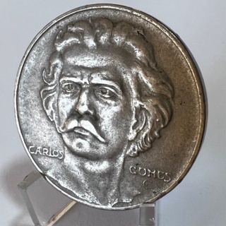 300 Réis 1937 Moeda Carlos Gomes Série Ilustres em Oferta na Shopee