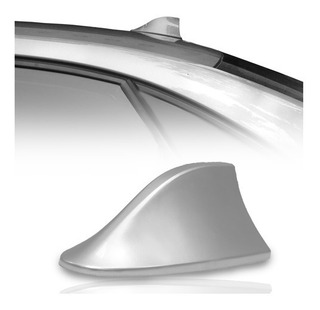 Antena Automotiva Modelo Haste Tubarão Shark Prata