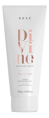 Leave-in Braé Divine De 200ml 200g- NOVA FORMULA