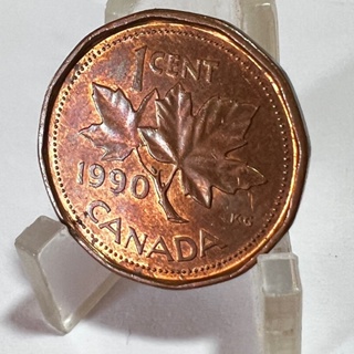 1 One Cent Canadá 12 lados Moeda Estrangeira Rainha Elizabeth II em Oferta na Shopee